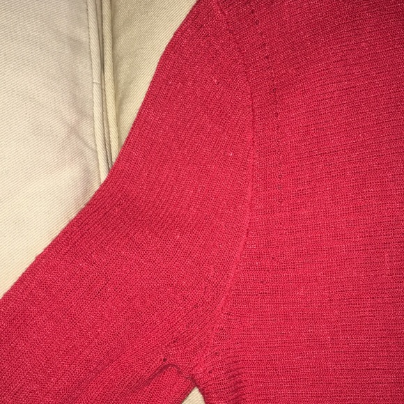 Krimson & Clover Tangerine Orange Cardigan Size SM - Picture 7 of 7